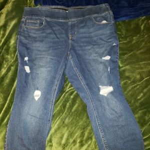 Distressed Old Navy Rockstar Jeggings